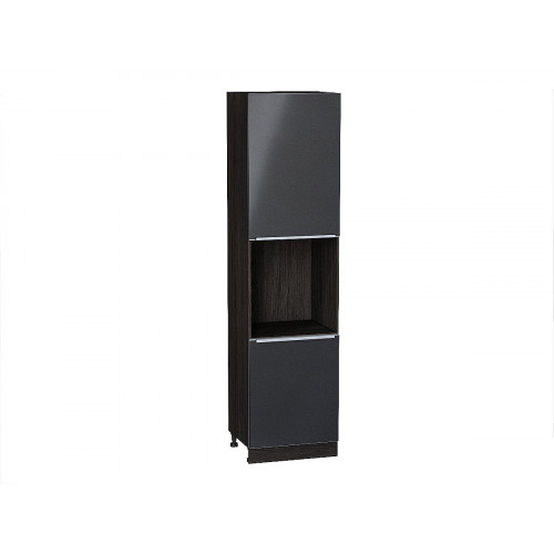 2336*600* Шкаф пенал с 2-мя дверцами под технику Фьюжн Anthracite Graphite