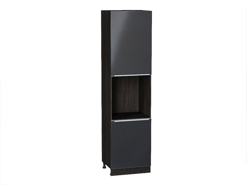 2336*600* Шкаф пенал с 2-мя дверцами под технику Фьюжн Anthracite Graphite